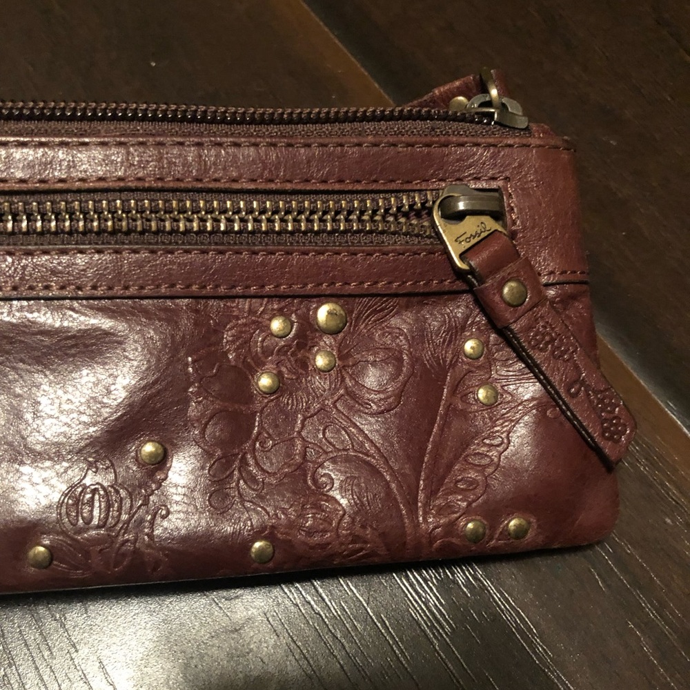 Brown Leather Fossil Wallet